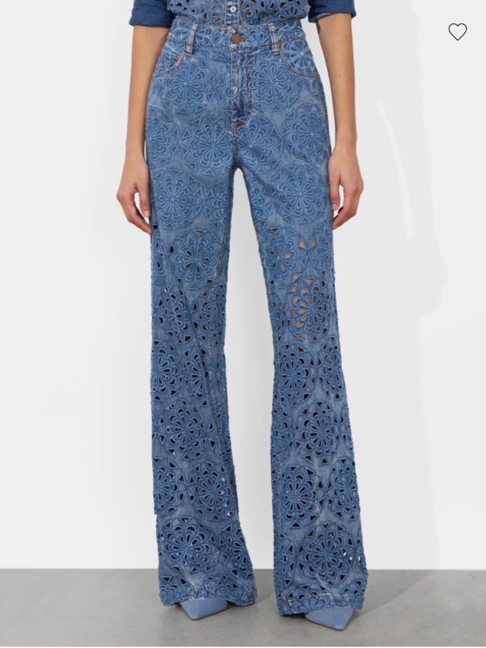 Alice and Olivia WEEZY LASERCUT JEAN